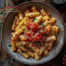Tomato & Mascarpone Penne Rigate Recipe made with JD Seasonings Recipe 