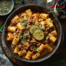Bacon Cheeseburger Rigatoni Recipe made with JD Seasonings